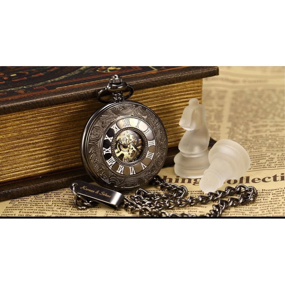 KS Classic Elegant Mechanical Jewelry Pocket Watch Shopee Malaysia