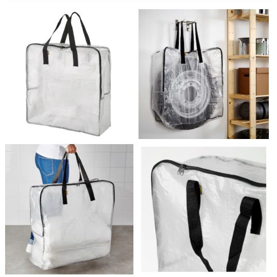 IKEA - DIMPA Storage Bag, Transparent, 65x22x65 cm