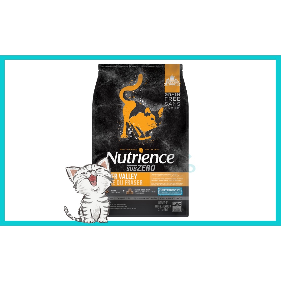 Nutrience Grain Free Cat Food Sub Zero 2.27kg / 2.5kg Makanan Kucing ...