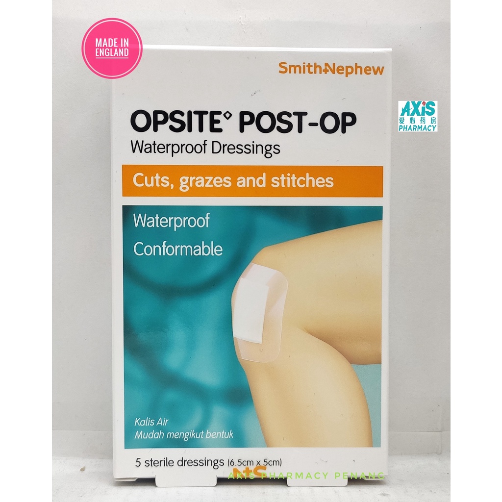 SMITH&NEPHEW OPSITE POSTOP WATERPROOF DRESSINGS *CUTSGRAZESSTITCHES