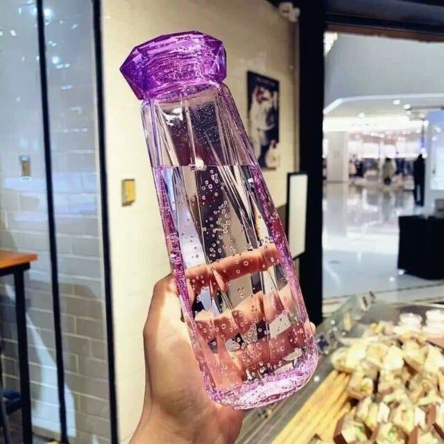 Crystal Diamond Glass Water Bottle | Shopee Malaysia