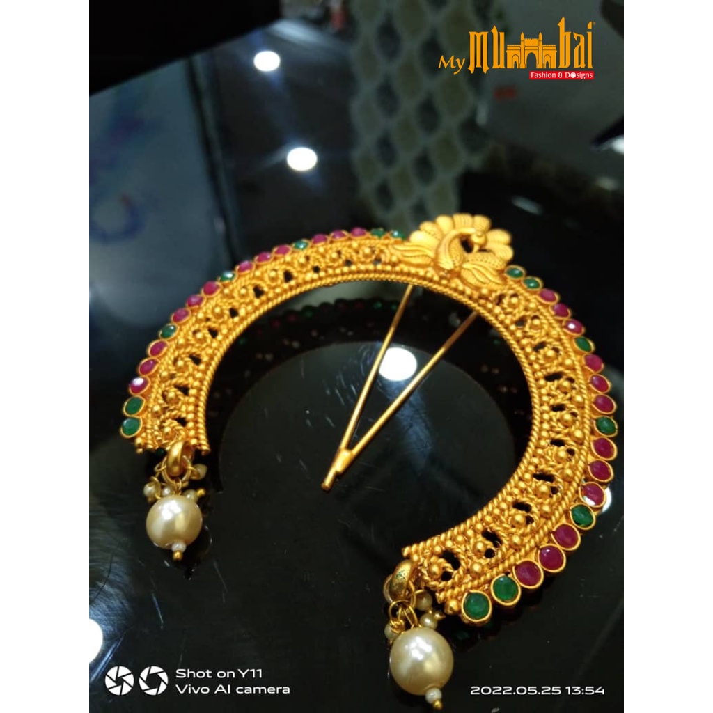 Traditional Ethnic Gold Plated Juda Pins with Pearl Shopee Malaysia