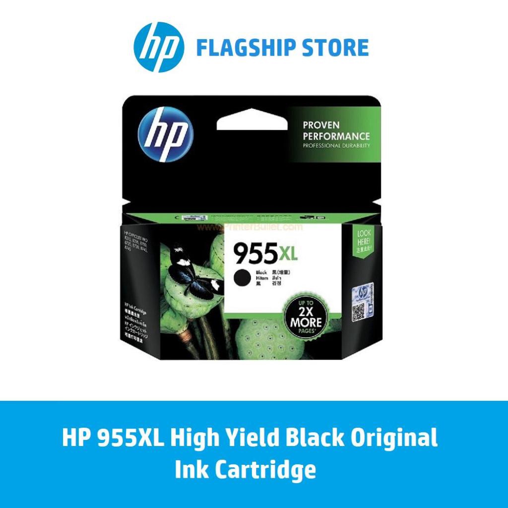 HP 955XL High Yield Black Original Ink Cartridge / HP OfficeJet Pro ...