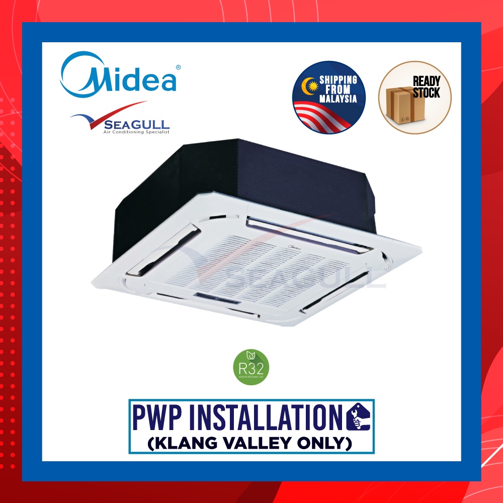 Midea Ceiling Cassette Air Cond R Non Inverter Hp Hp Hp Hp Mcdx Crn Moux