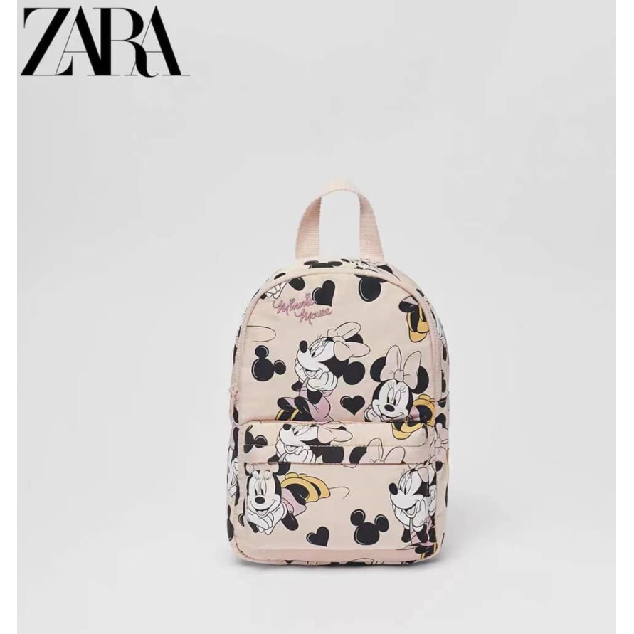 Zara - Disney Mickey Mouse Backpack - White - Unisex