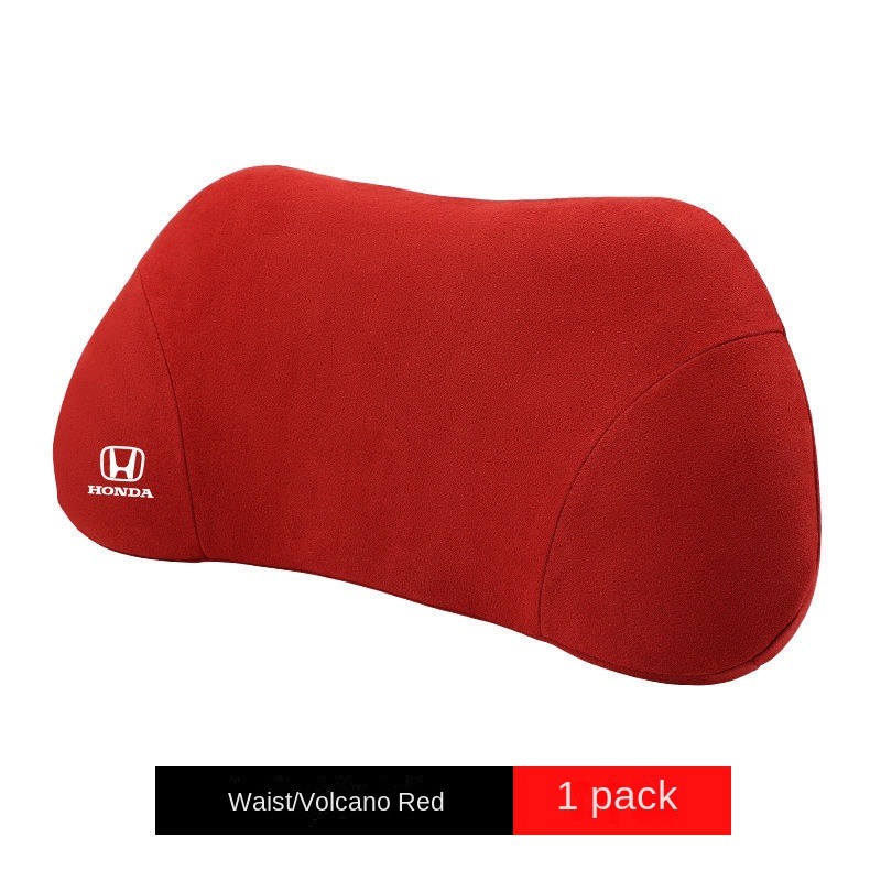Honda Car Dedicated Headrest Neck Pillow With Decoration Suede Seat
