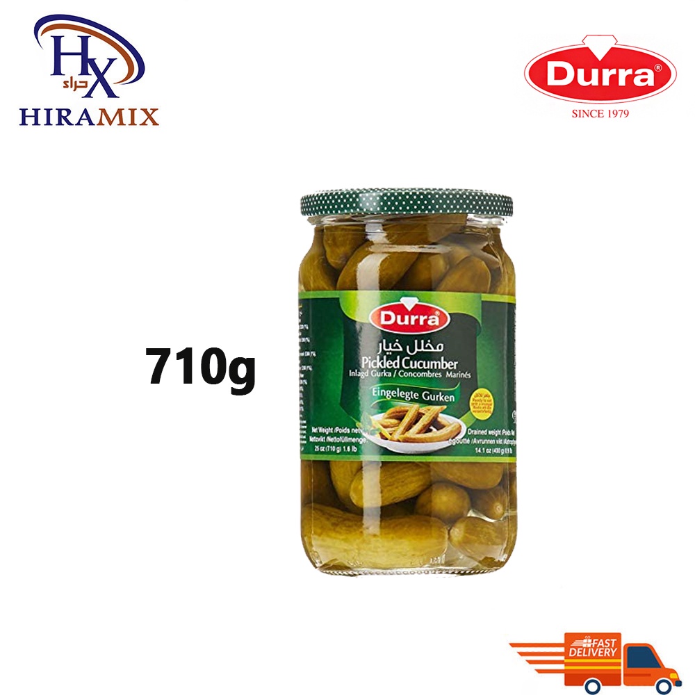 Durra Pickles Cucumber Pickled / Jeruk Timun / Halal 腌制黄瓜 710g/1300g ...