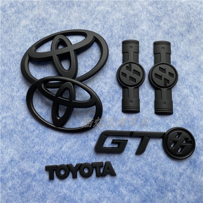 GT86 model 86 front and rear car logo 86 fender 86 round label Toyota ...