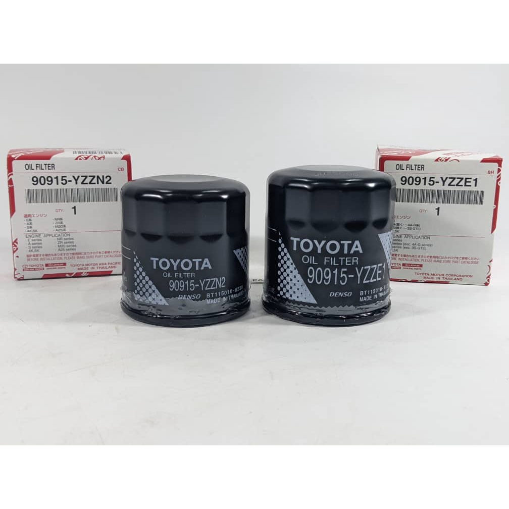 ORIGINAL Toyota Oil Filter 90915YZZE1 E1 90915YZZN2 N2 for VIOS NCP42