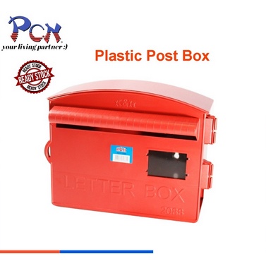 Outdoor Vertical Wall Mount Locking Plastic Mailbox/ Letter Post Box ...
