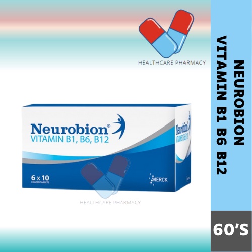 NEUROBION VITAMIN B1,B6,B12 6X10'S WITHOUT BOX | Shopee Malaysia
