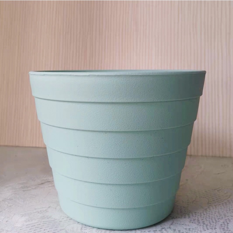 Garden Hard Plastic Pot/Pasu Plastik Hiasan Bercorak/with Drainage ...