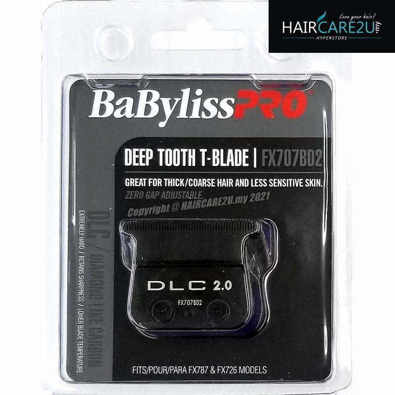 BaBylissPRO Deep Tooth T-Blade Replacement Blade DLC 2.0 (FX707BD2)
