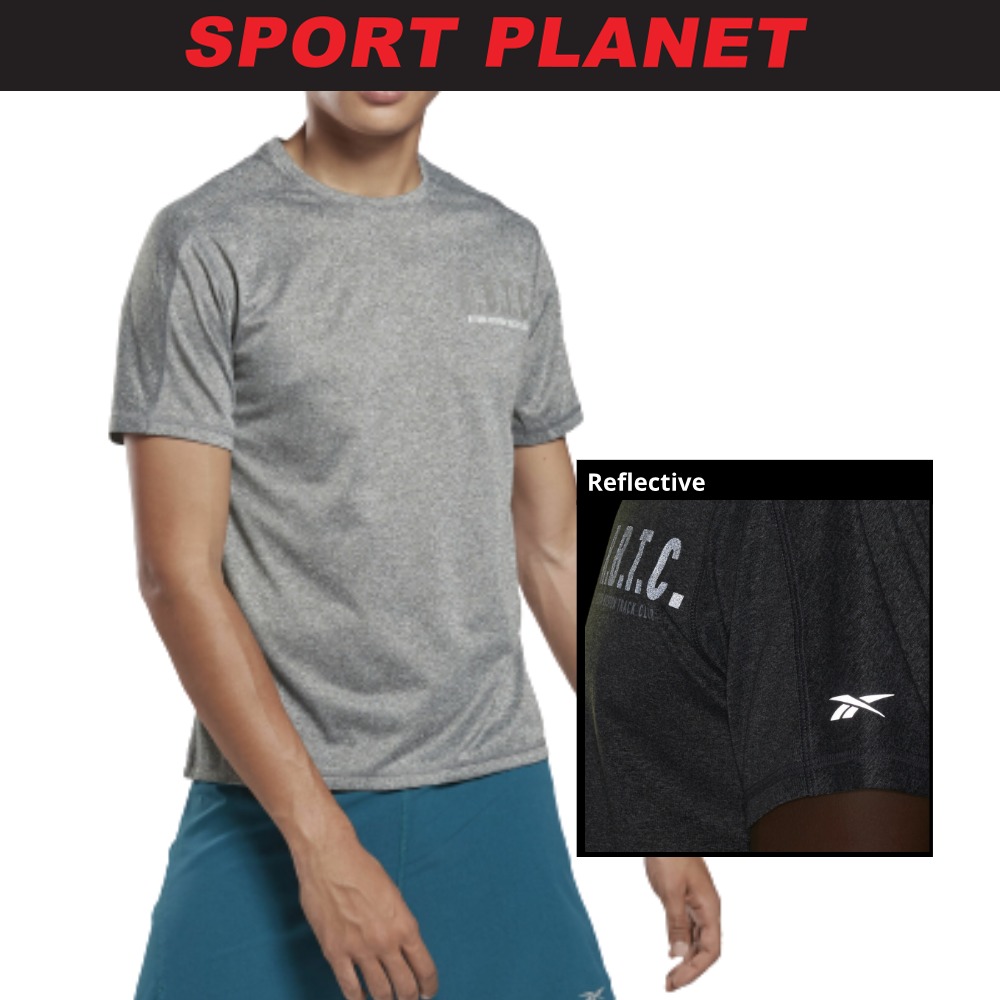 Reebok Men One Series Running Reflective Move Tee Shirt Baju Lelaki ...