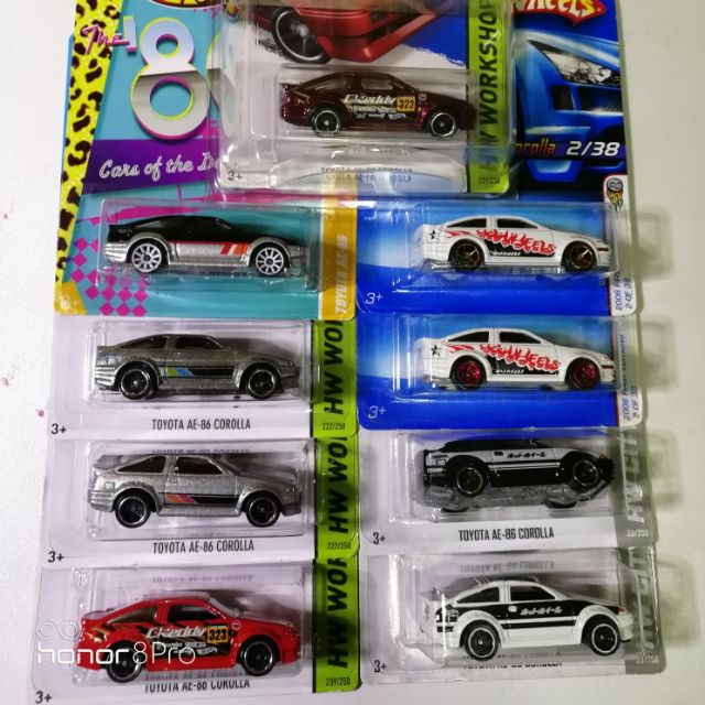 Toyota corolla best sale ae86 hot wheels