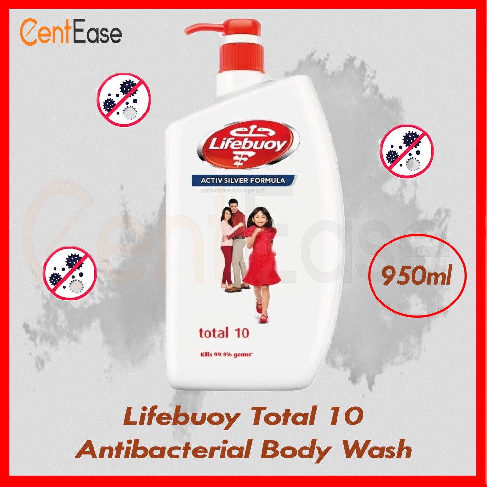 Lifebuoy Total 10 Antibacterial Body Wash 950ml (Exp Feb 2027