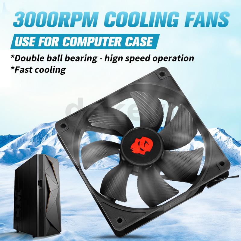 3000RPM 12V Computer CPU Coolers 4Pin PC Computer Workstation Case