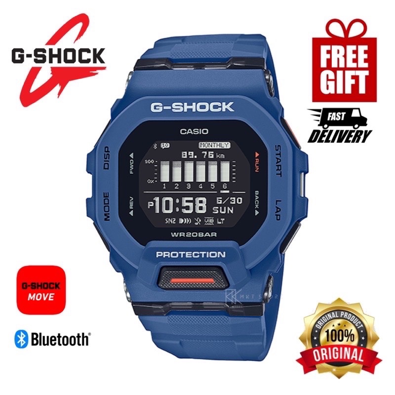 (ready Stock!!) Original G-shock G-squad Gbd-200-2   Gbd200-2   Gbd-200 