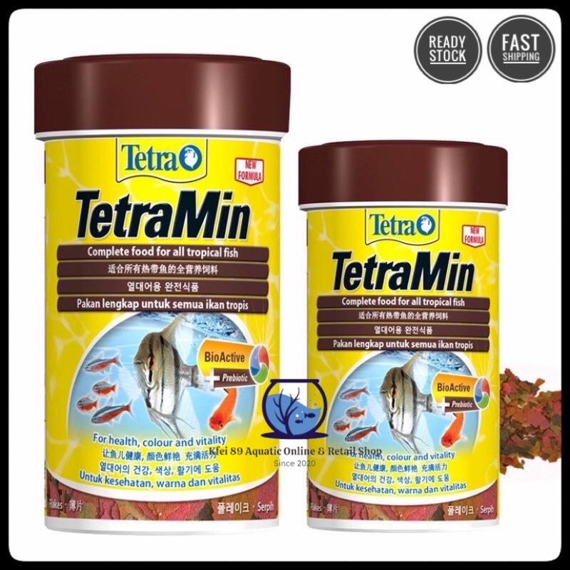 Tetra Tetramin Balanced Flake Food for healthy fish, Colour and Vitality