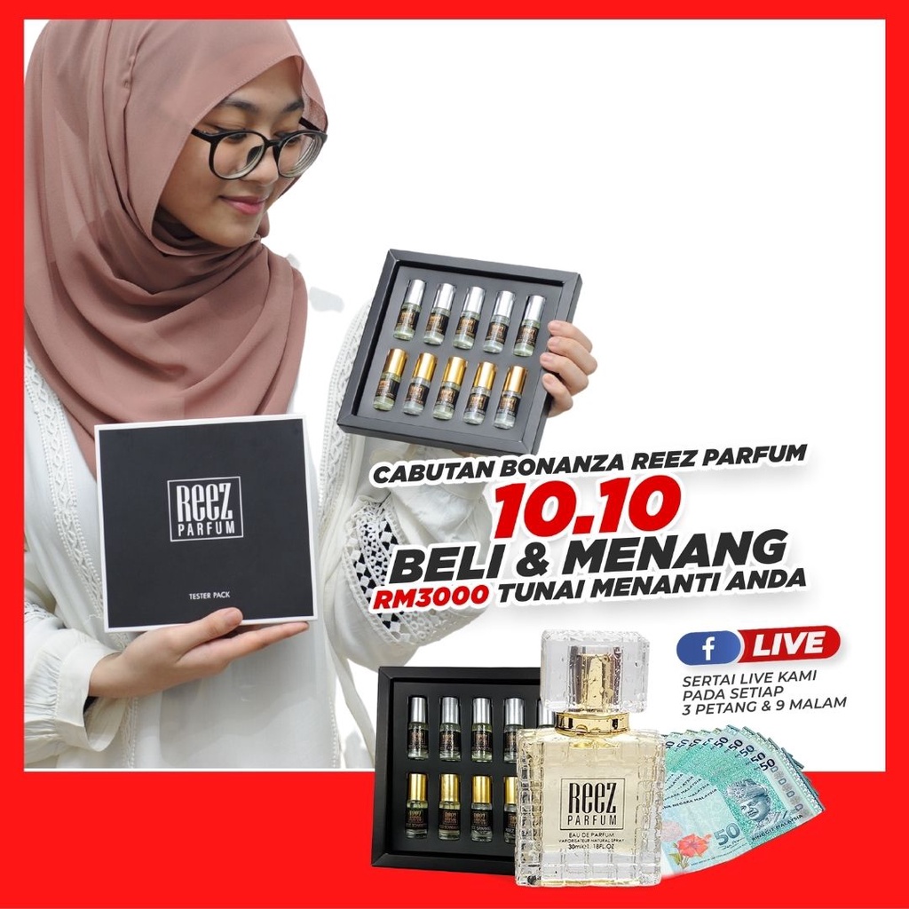 Reez Parfum Perfume for Her and Him Miniature Gift Set | Shopee Malaysia