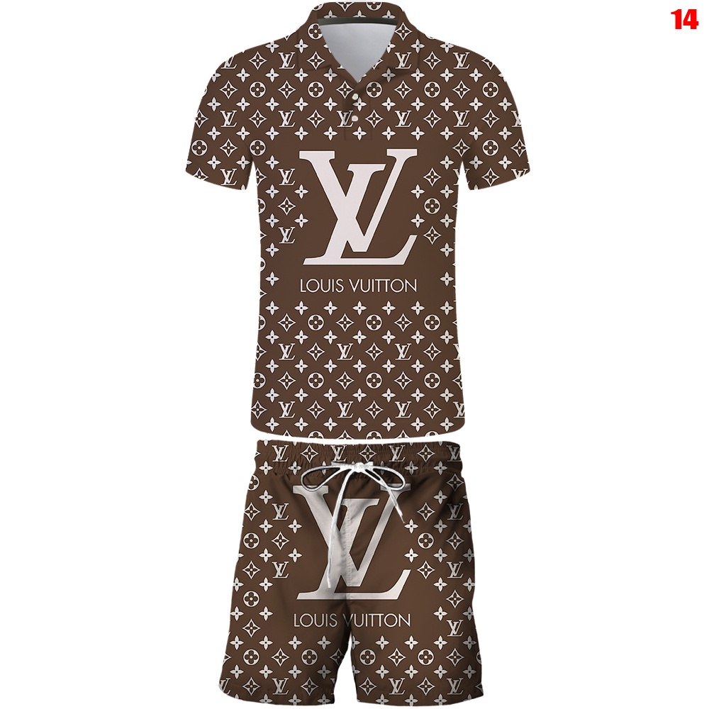 Louis Vuitton Hot 3D Luxury All Over Print Shorts Pants For Men-165122  #summer outfits - Cootie Shop - Medium
