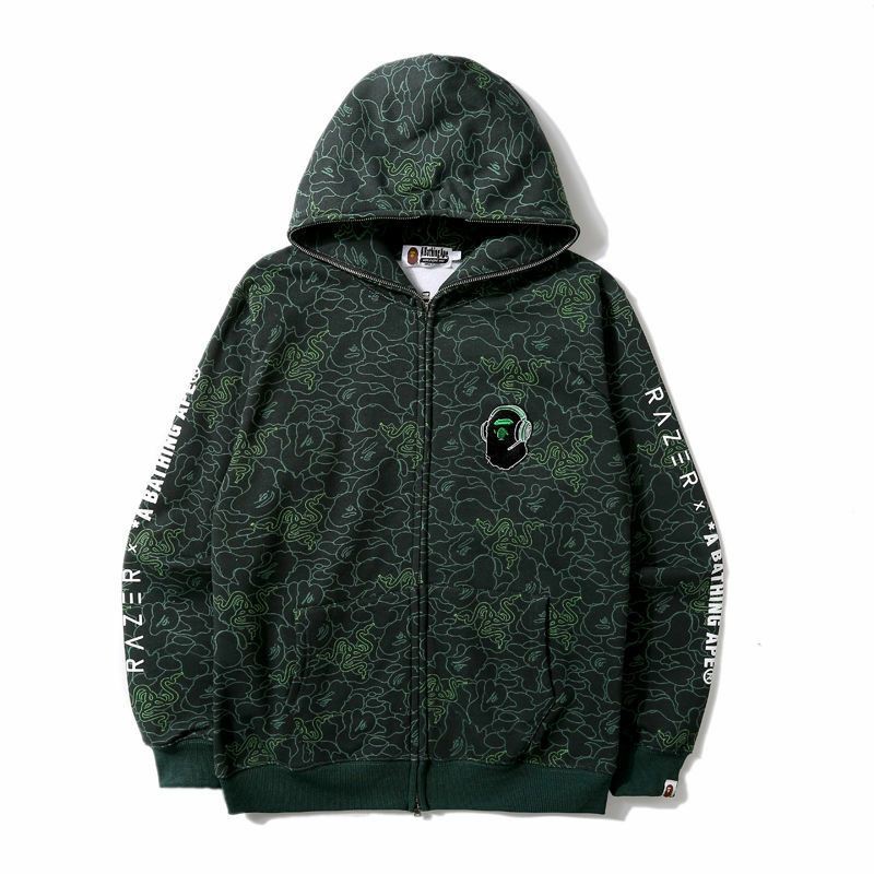 BAPE X RAZER Hoodie Couple Casual Sweater