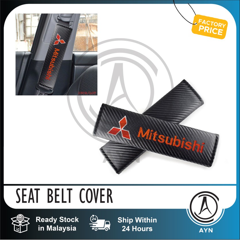 [SAFETY SEAT BELT COVER] Mitsubishi Car Accessories Accessori Bodykit