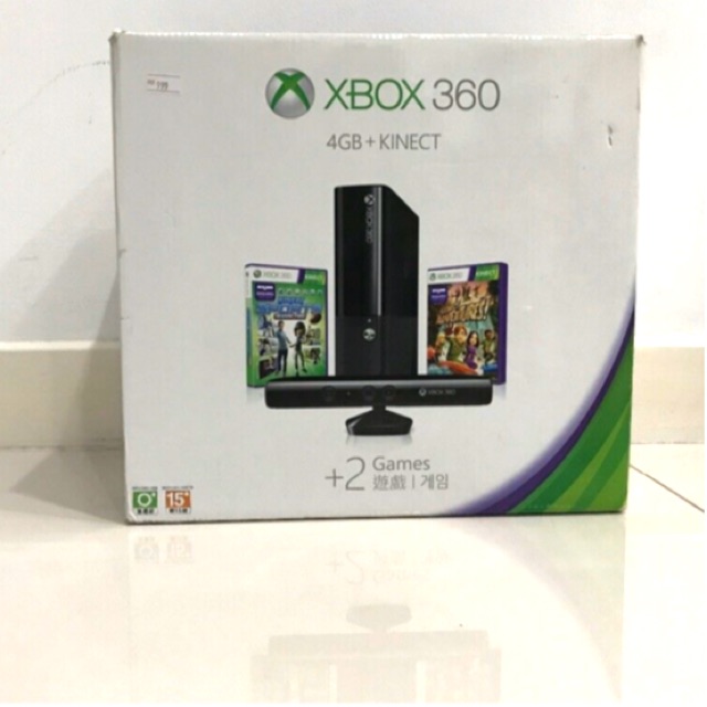 Xbox 360 with hot sale kinect for sale