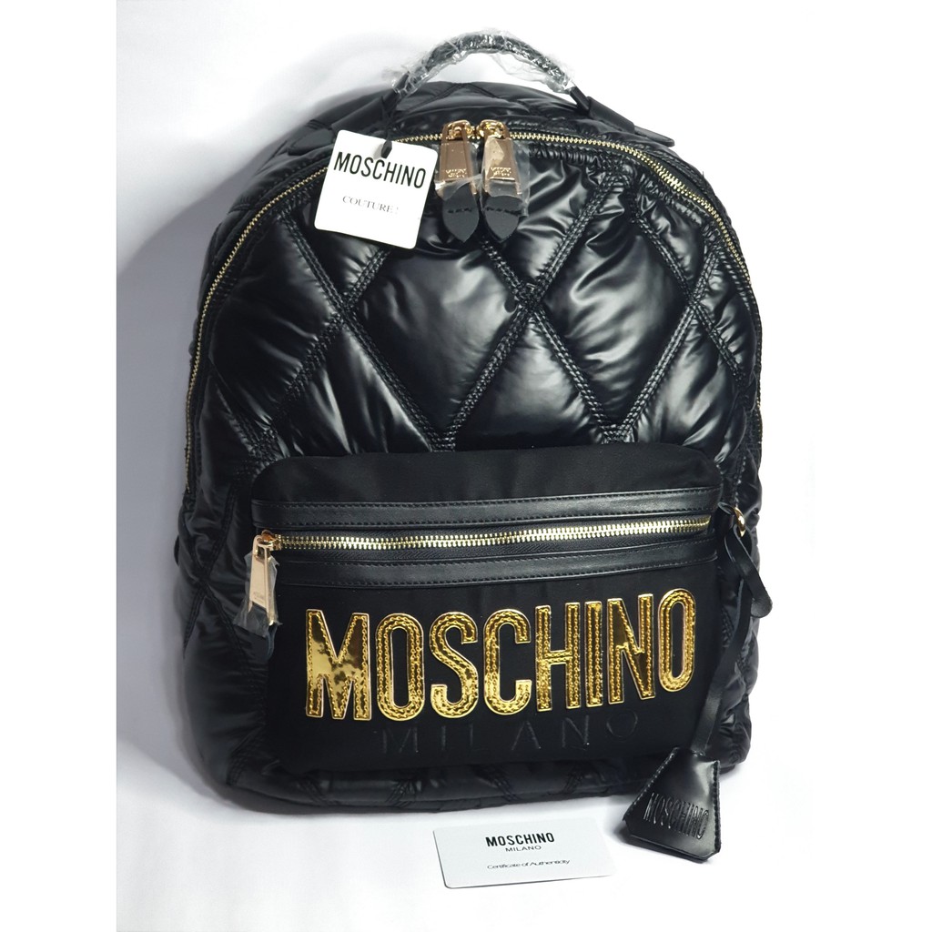 Moschino backpack outlet hotsell