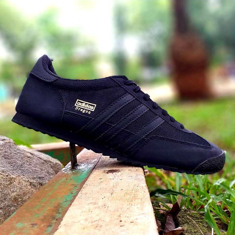 Adidas Dragon Black White Gray Navy Yellow Full Sneakers Men Casual School Shoes Shopee Malaysia