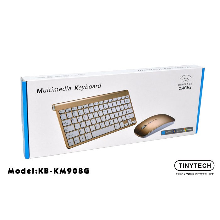 TINYTECH 2.4 GHZ WIRELESS USB KEYBOARD & MOUSE COMBO SET (KB-KM908G ...