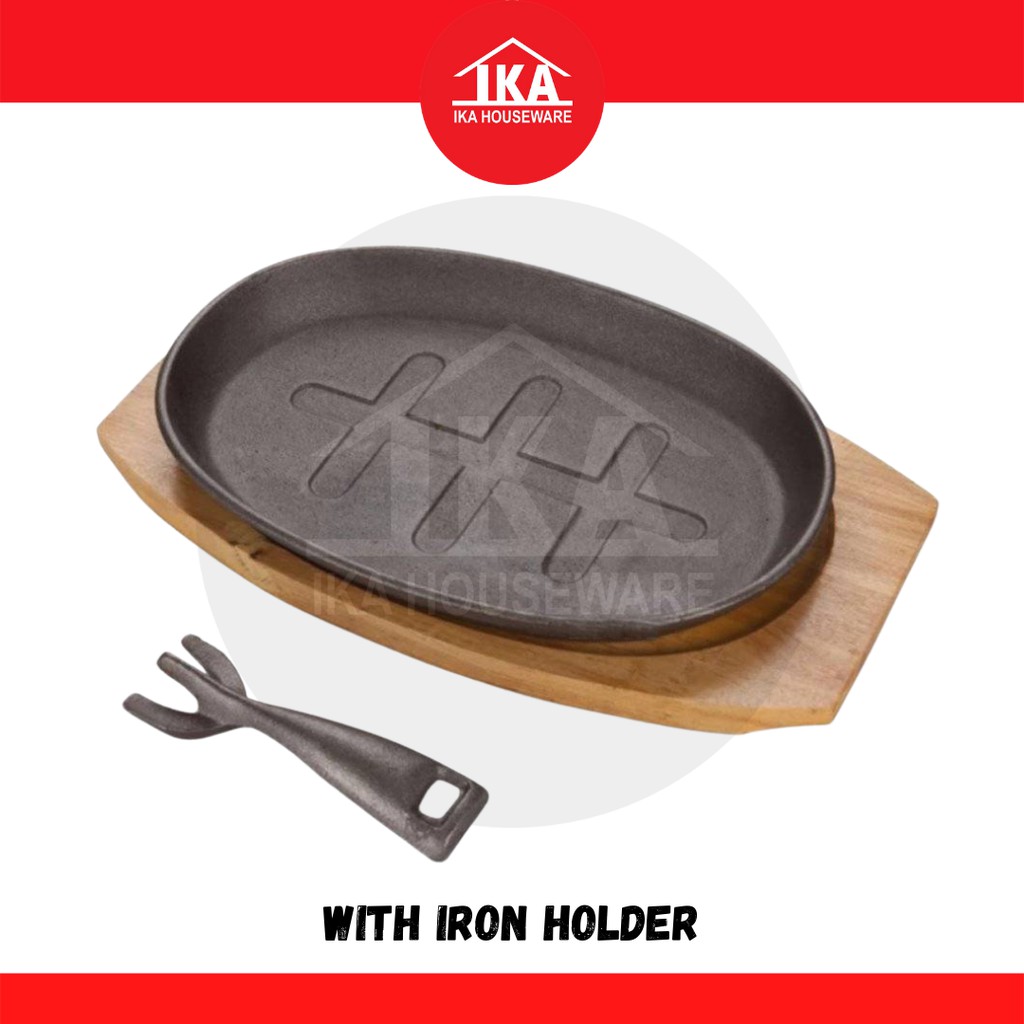 ready stock[Ready Stock] Sizzling Cast Iron Hot Plate / Sizzling Plate