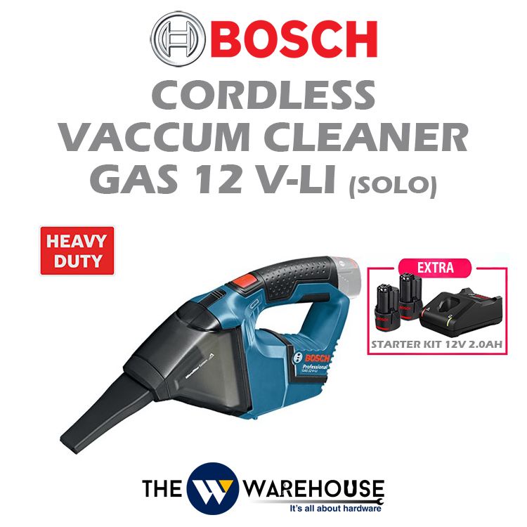 Bosch GAS 12V LI Cordless Vacuum Cleaner GAS12V LI SOLO Shopee