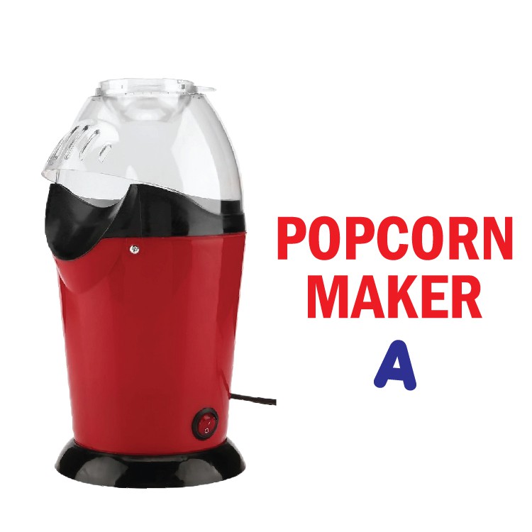1200W Mini Electric Popcorn Maker Popcorn Popper Hot Air Oil Free/Mesin