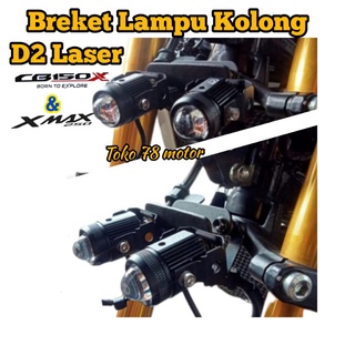 D2 Laser Lamp Bracket Under Xmax 250 And Honda Cb150X Spotlight Bracket ...