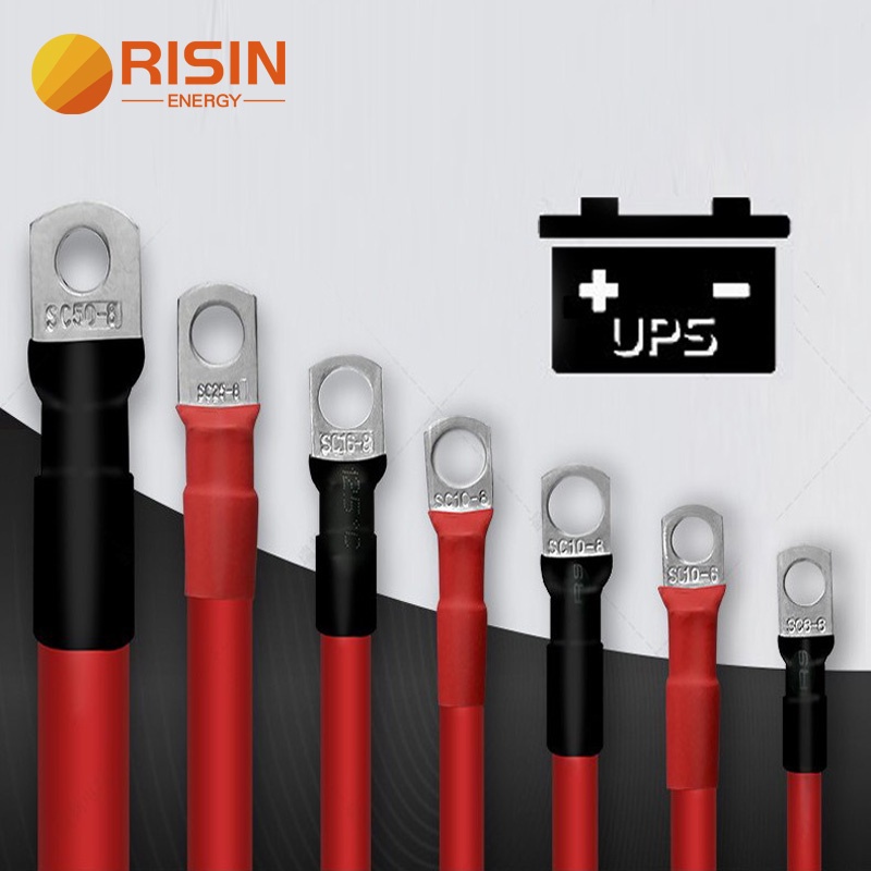 Risin Motor Car Battery Cable 16sqmm 25sqmm Wire Connection Lug Cable