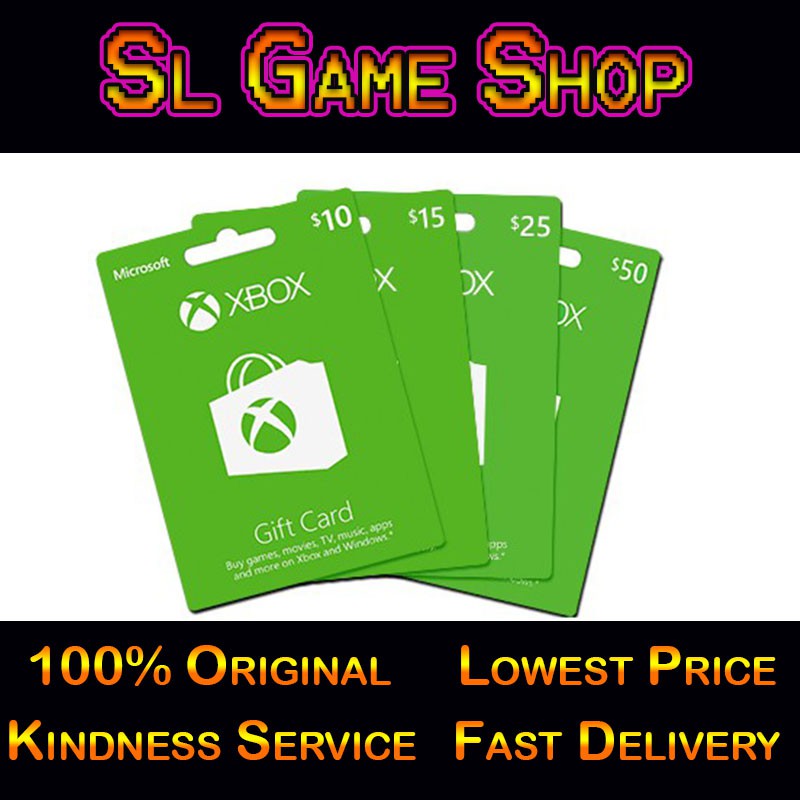 Prepaid xbox clearance card