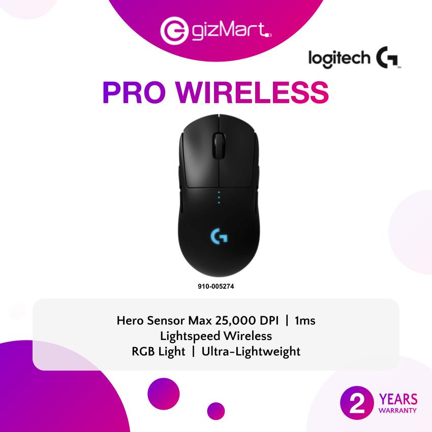 Logitech Pro Wireless Gaming Mouse with Esports Grade Performance 910