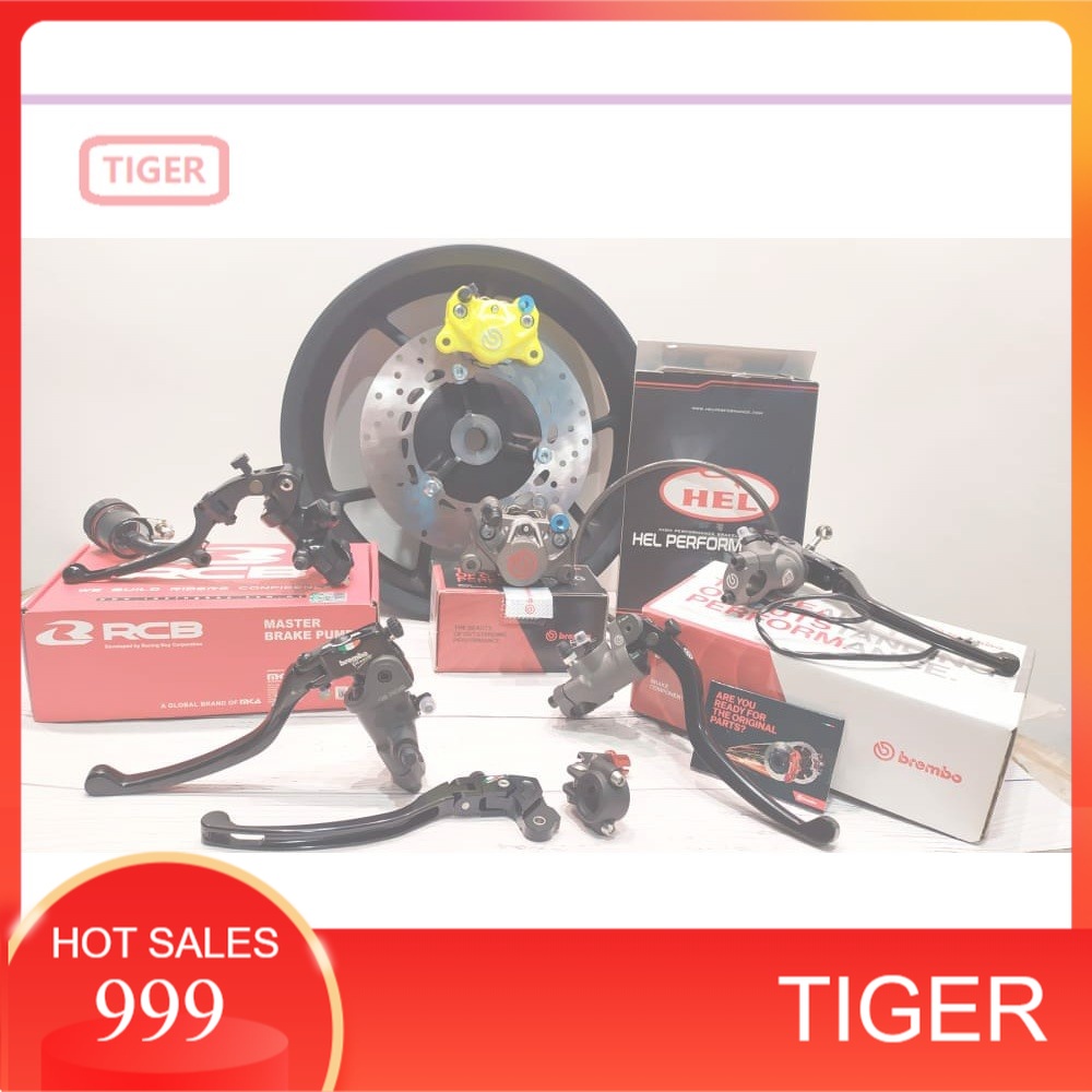 PNP Yamaha NVX 155 Rear Rim Convert Brake Disc Brembo P34 2 Pot Brake