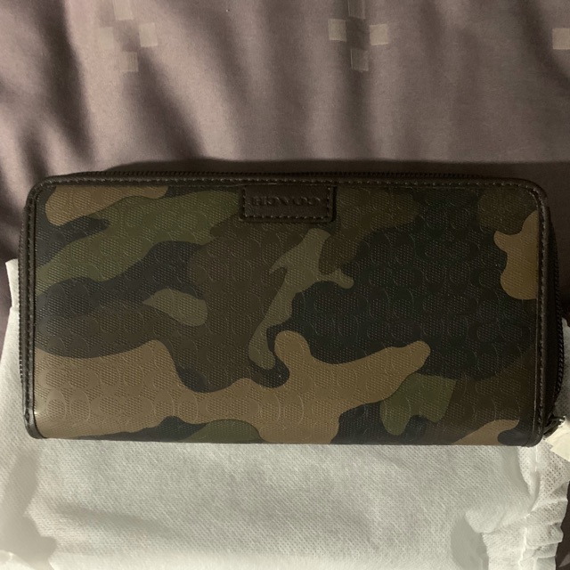 Camouflage coach cheap wallet