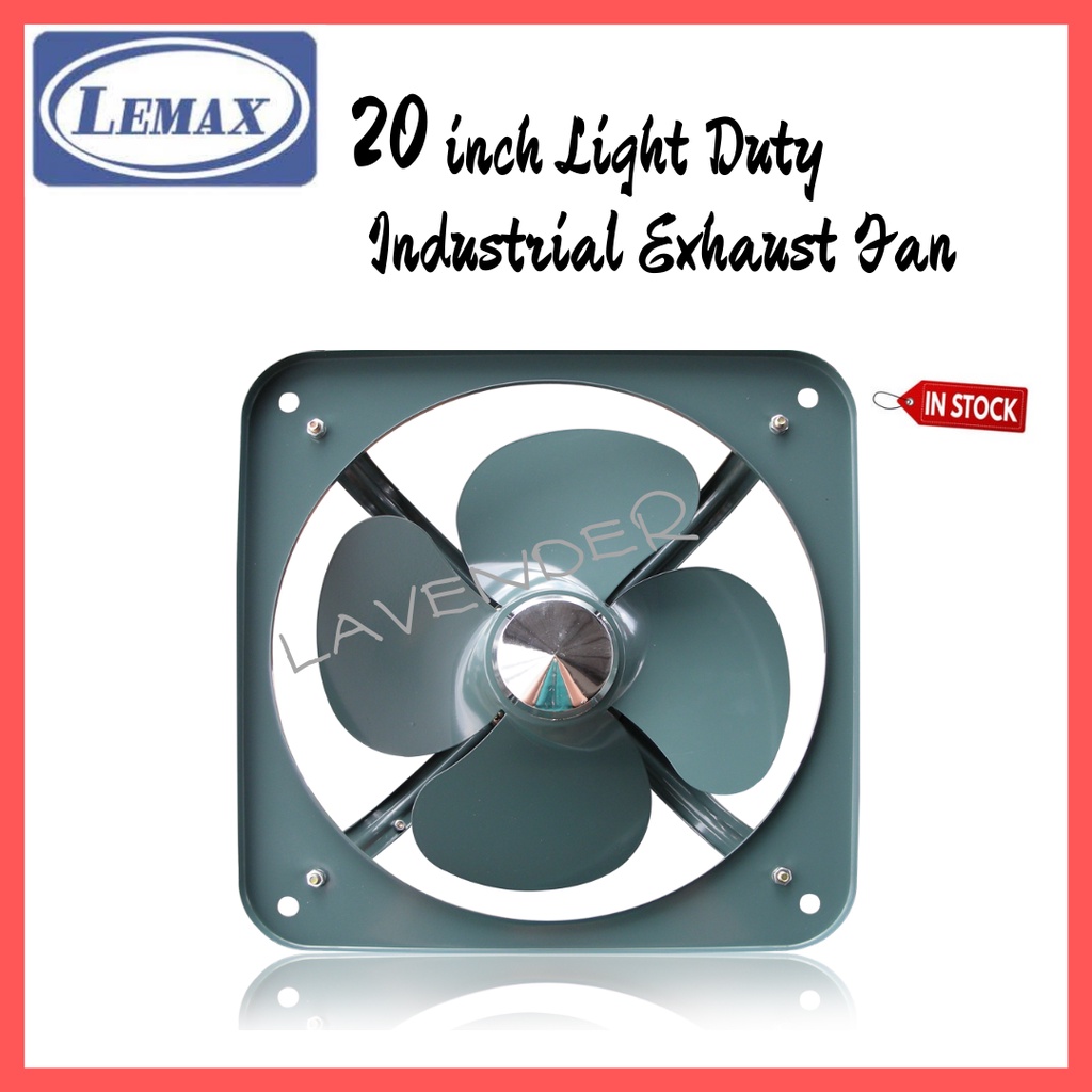 LEMAX IEF-LD20 Industrial Exhaust Fan Light Duty 20Inch | Shopee Malaysia