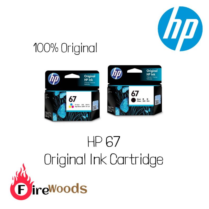 HP67 black / HP 67 colour Original Ink Advantage | Shopee Malaysia