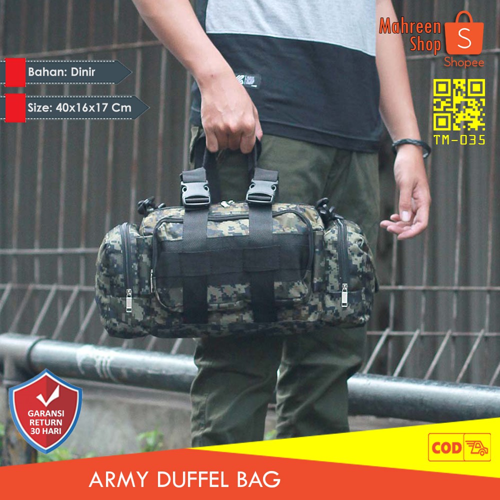 Duffel Bag Army Travel Bag Army Camping Bag by Terma Tm 035