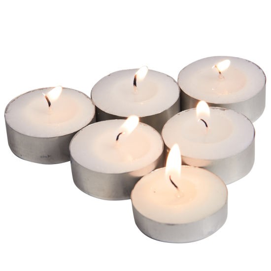 Unscented White Tea Light Candles, Votive Candles Set of 50 