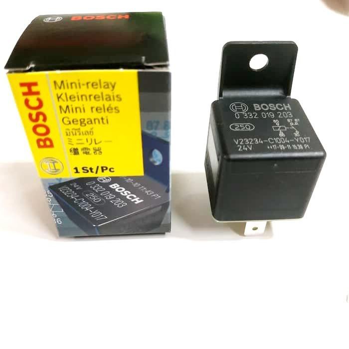 Genuine BOSCH 5 Pin 24V 87 Mini Relay 0332 019 203 Made In