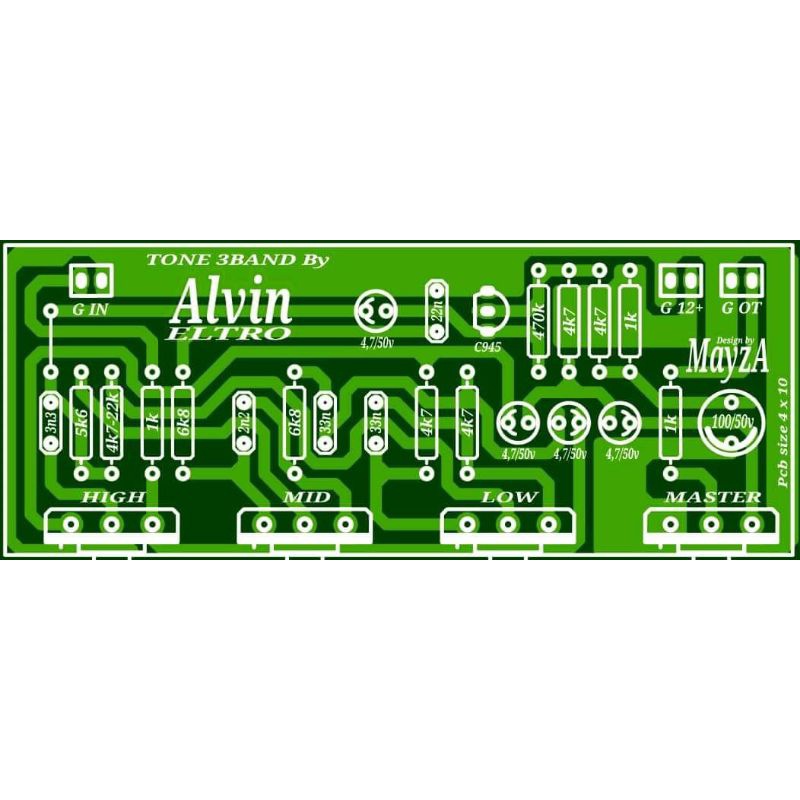 Hifi ALVIN Elctro PCB Tone Control | Shopee Malaysia