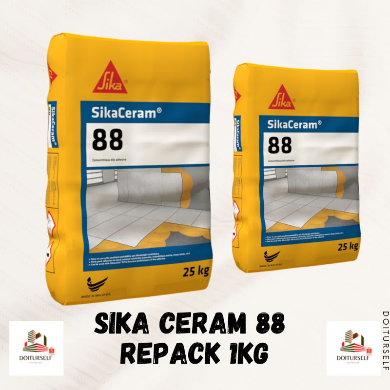 Sika Ceram 88 Cement Gum (Repack 1KG) | Shopee Malaysia