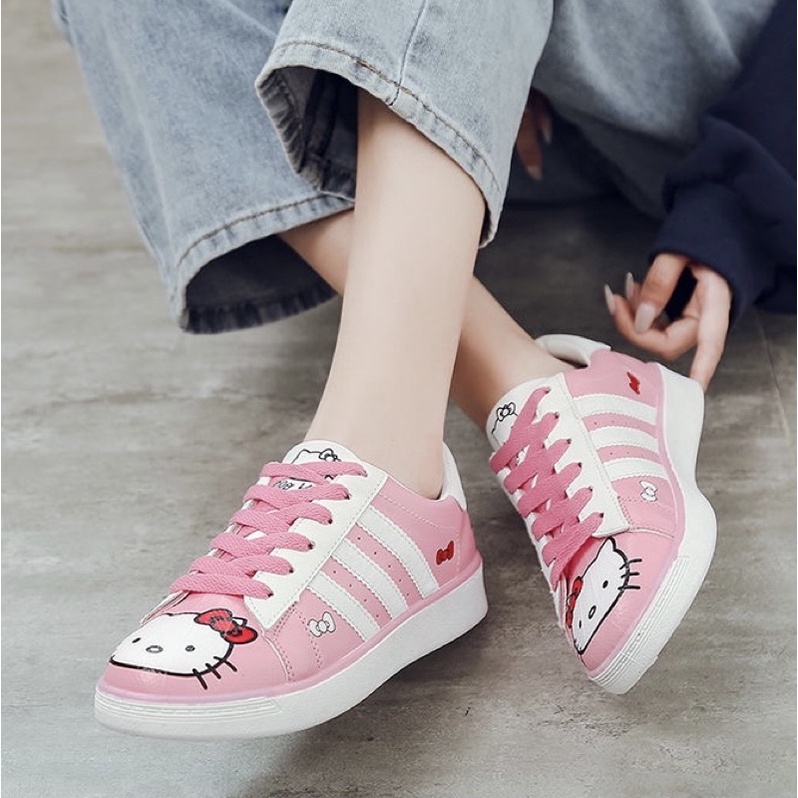 Kasut vans hello kitty best sale