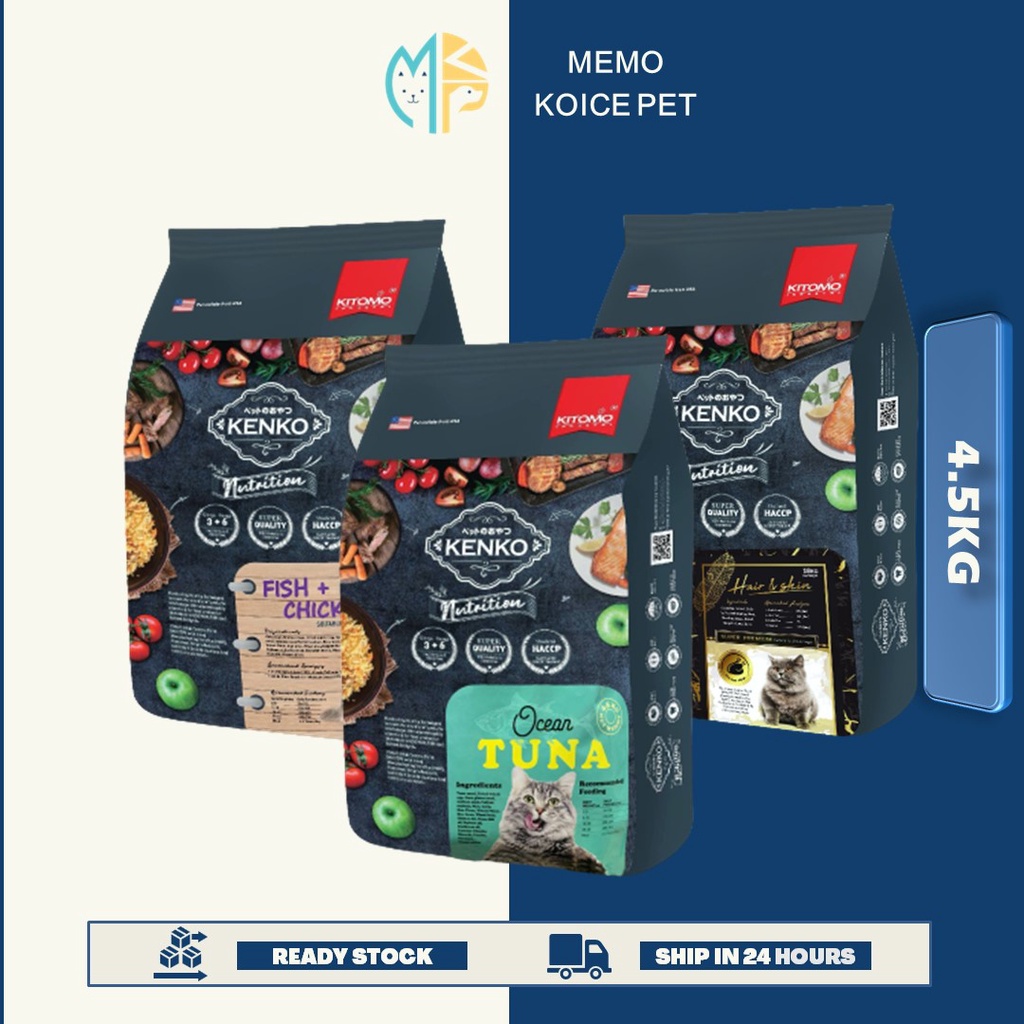 [FREE SHIPPING] Kitomo Kenko Nutrition Super Premium Cat Food 4.5KG