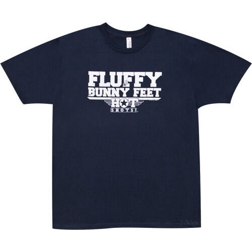 Men'S Distressed Shots Movie Fluffy Bunny Feet Topper Quote Tshirt